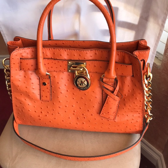 michael kors ostrich bag